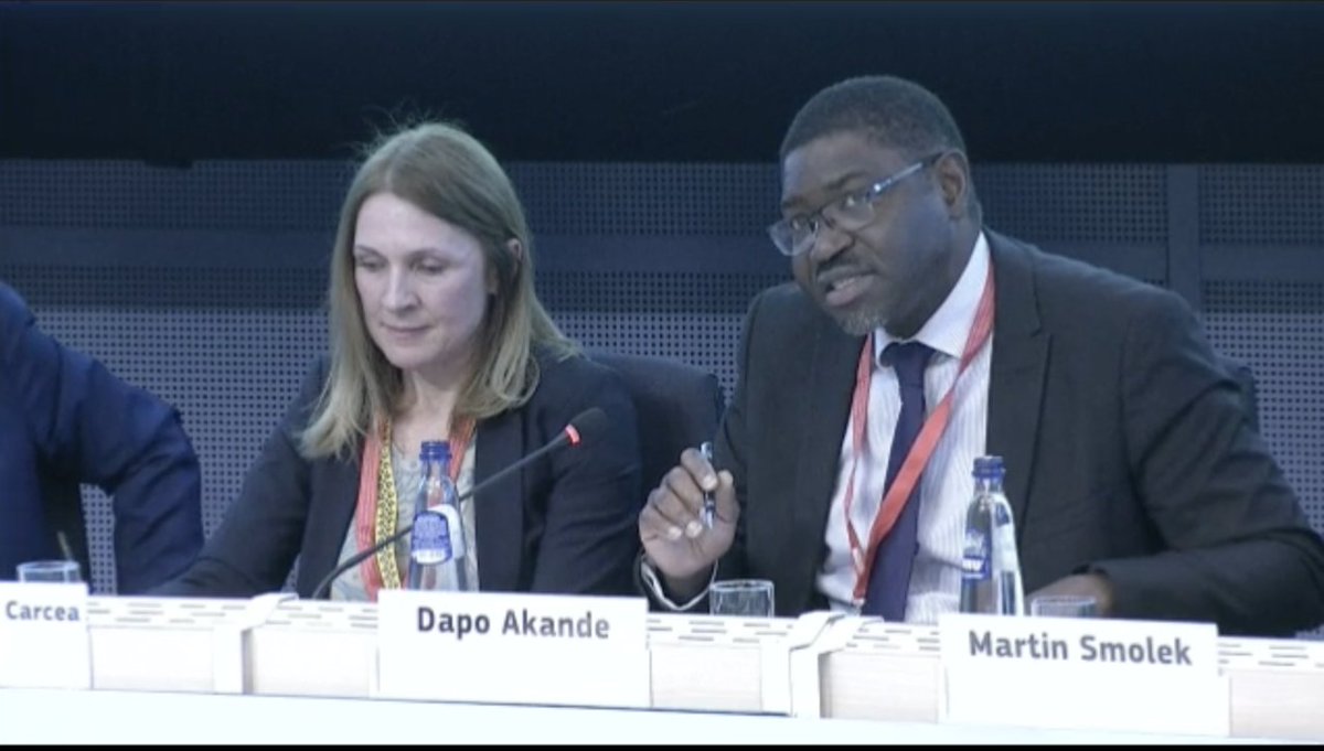 DapoAkandeLaw's tweet image. It was a pleasure to speak at the annual conference of @EU_Commission Legal Service on a general framework for assessing the legality of unilateral sanctions & applying this to discussions relating to the seizure of sovereign assets
webcast.ec.europa.eu/annual-confere… (start min: 10.54.00)
