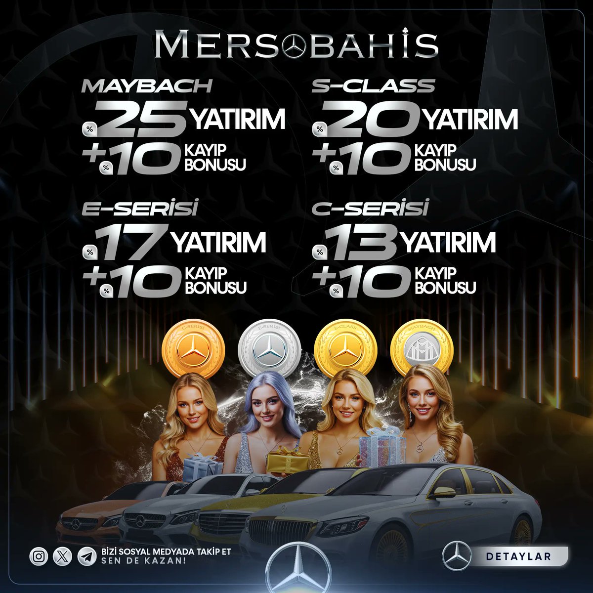 mersobahisresmi's tweet photo. 🎗️Bahis Sitelerinin Parlayan Yıldızı

🎉STATÜYE ÖZEL VIP  BONUSLAR 

🍬Hemen aramıza katıl, kazanmaya başla..

🚗 MersoBahis Giriş
https://t.co/QVCKq5yWg9 https://t.co/KB9Fdlawk4