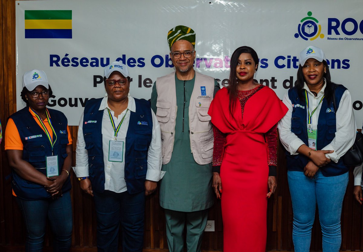 Observateurs_Ga's tweet photo. #SituationRoom | En images, la visite de Mme Gninga Chaning Zenaba candidate à l’élection de ce 12 avril. 

#ROC #Gabon #Démocratie #ObservateursCitoyens https://t.co/cdSRnxOlFc