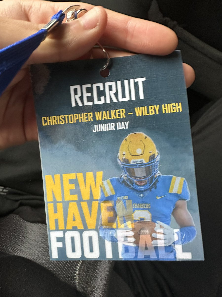 Christopher Walker (@chris_walker71) on Twitter photo Thank you <a href="/UNewHavenFB/">New Haven Football</a> for having me at your junior day <a href="/Mazon_walker99/">Coach Walker</a> <a href="/CoachCirino21/">Drew Cirino</a> <a href="/JakeConlan/">Jake Conlan</a> <a href="/WilbyFootball/">Wilby Football</a> @CoachDATK Thank you <a href="/UNewHavenFB/">New Haven Football</a> for having me at your junior day <a href="/Mazon_walker99/">Coach Walker</a> <a href="/CoachCirino21/">Drew Cirino</a> <a href="/JakeConlan/">Jake Conlan</a> <a href="/WilbyFootball/">Wilby Football</a> @CoachDATK