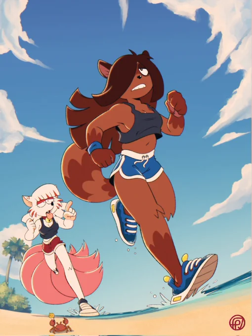 Beach Jogging  