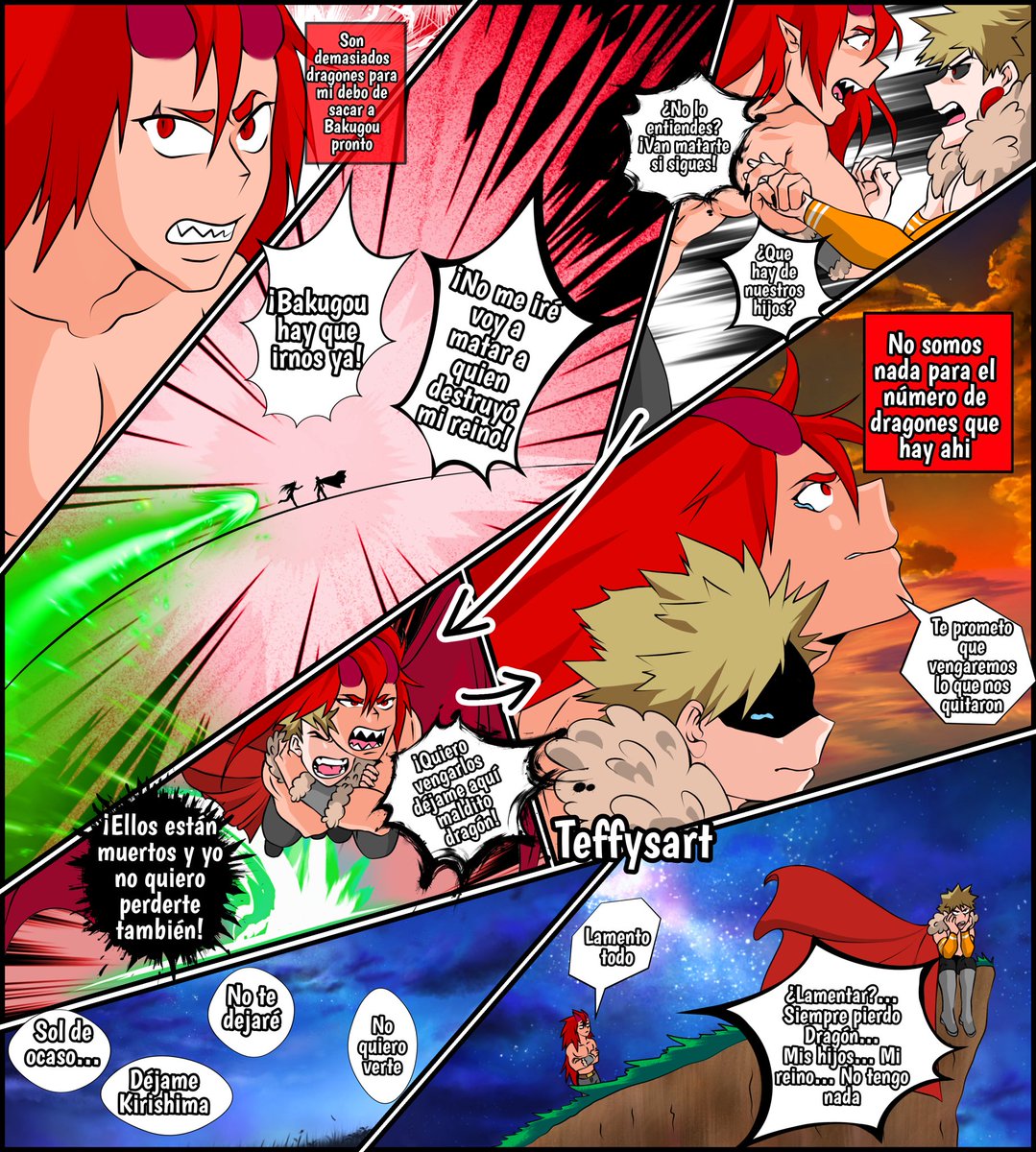 Teffysart's tweet photo. #CastillosenelAire
Castillos en el aire ~ Capitulo 86❤️🧡
English✨ Español
Bakugou feels powerless
#Aufantasy #bnhafanart #krbk #kiribaku #castillosenelaire #aumedieval #Bakushima
#angst https://t.co/kN8T4iUVhn