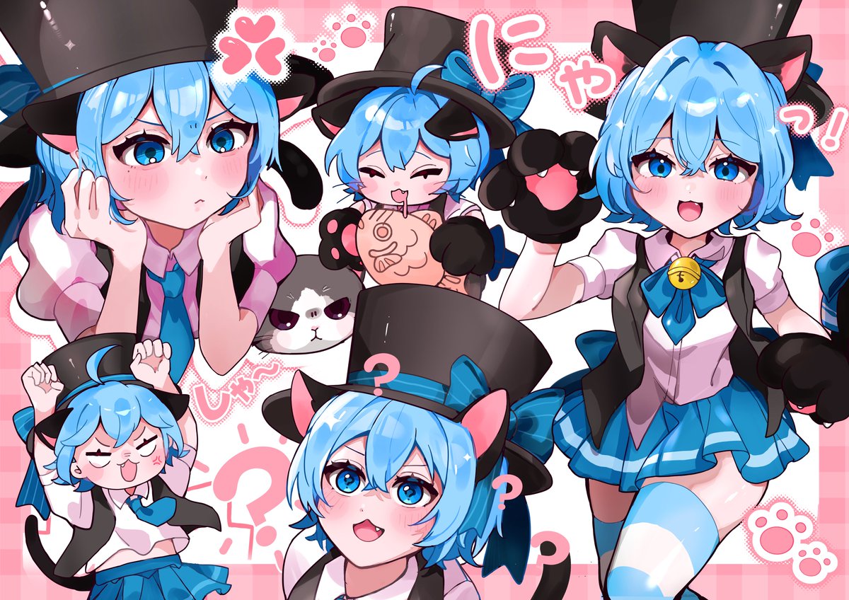 猫の日🐱🐾この絵お気に入りです🎶