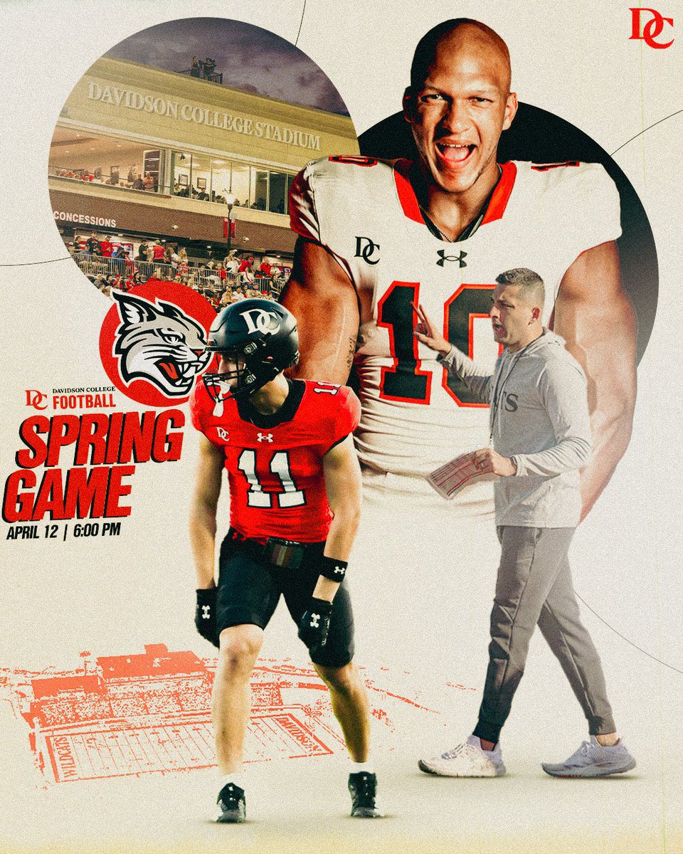 Davidson Football (@davidsonfb) on Twitter photo ๐ฆ๐๐ ๐ฌ๐ข๐จ ๐ง๐ข๐ก๐๐๐๐งโ๏ธ
๐ - Davidson, NC
๐๏ธ - <a href="/DavidsonCollege/">Davidson College</a> Stadium
โ๏ธ - 6:00 PM ๐ฆ๐๐ ๐ฌ๐ข๐จ ๐ง๐ข๐ก๐๐๐๐งโ๏ธ
๐ - Davidson, NC
๐๏ธ - <a href="/DavidsonCollege/">Davidson College</a> Stadium
โ๏ธ - 6:00 PM