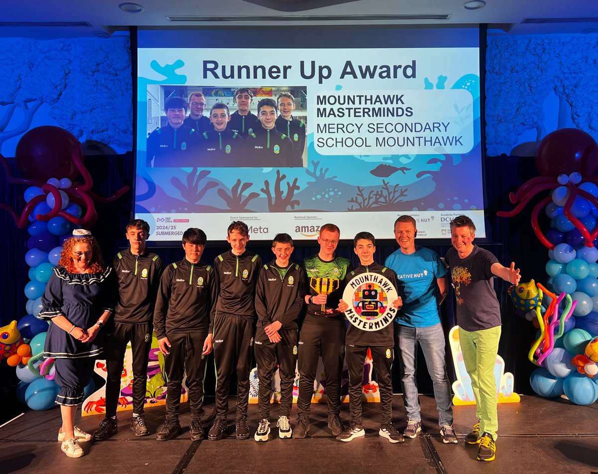 Congratulations to @mmhmasterminds finishing as runner up at the First Lego League Irish final for 2025. Future coders and engineers in the making! #STEM