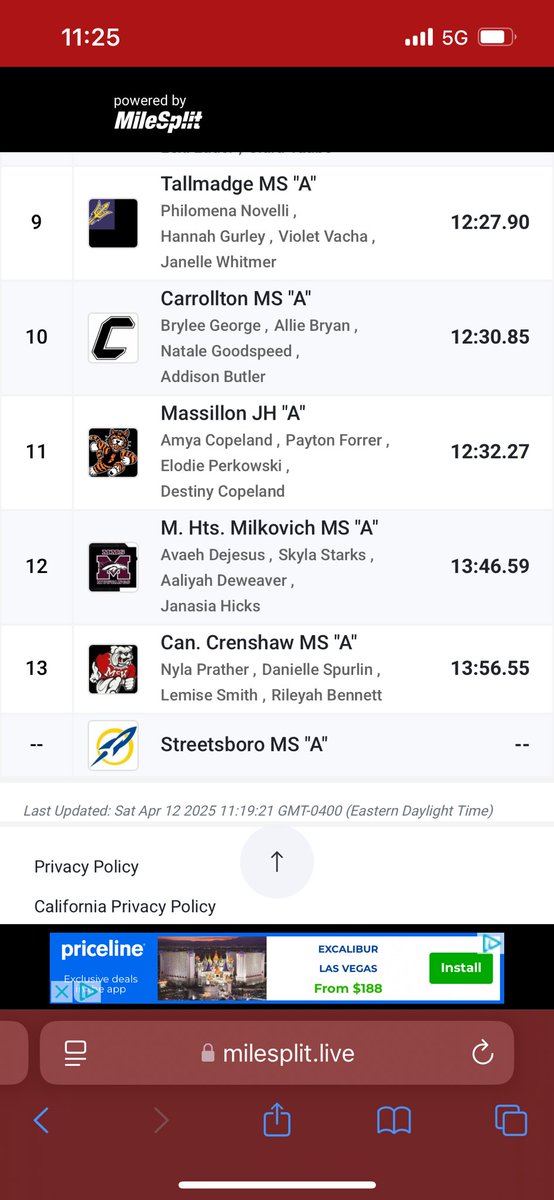 MJHS Track Team tweet media