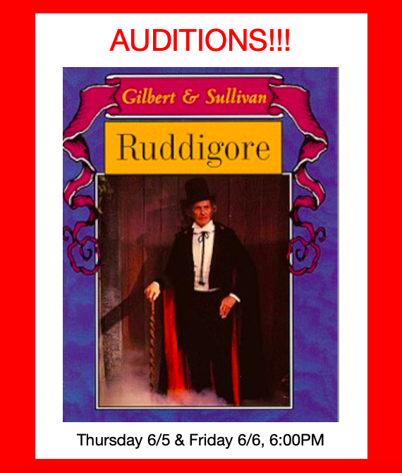 Methuen Young People’s Theatre. Forty years of G&amp;S, fun, music, friends, and theater. All in the most beautiful venue imaginable. Could there be a better way to spend the summer? I think not! So please join us as we produce the hilarious G&amp;S ghost story, ‘Ruddigore’.