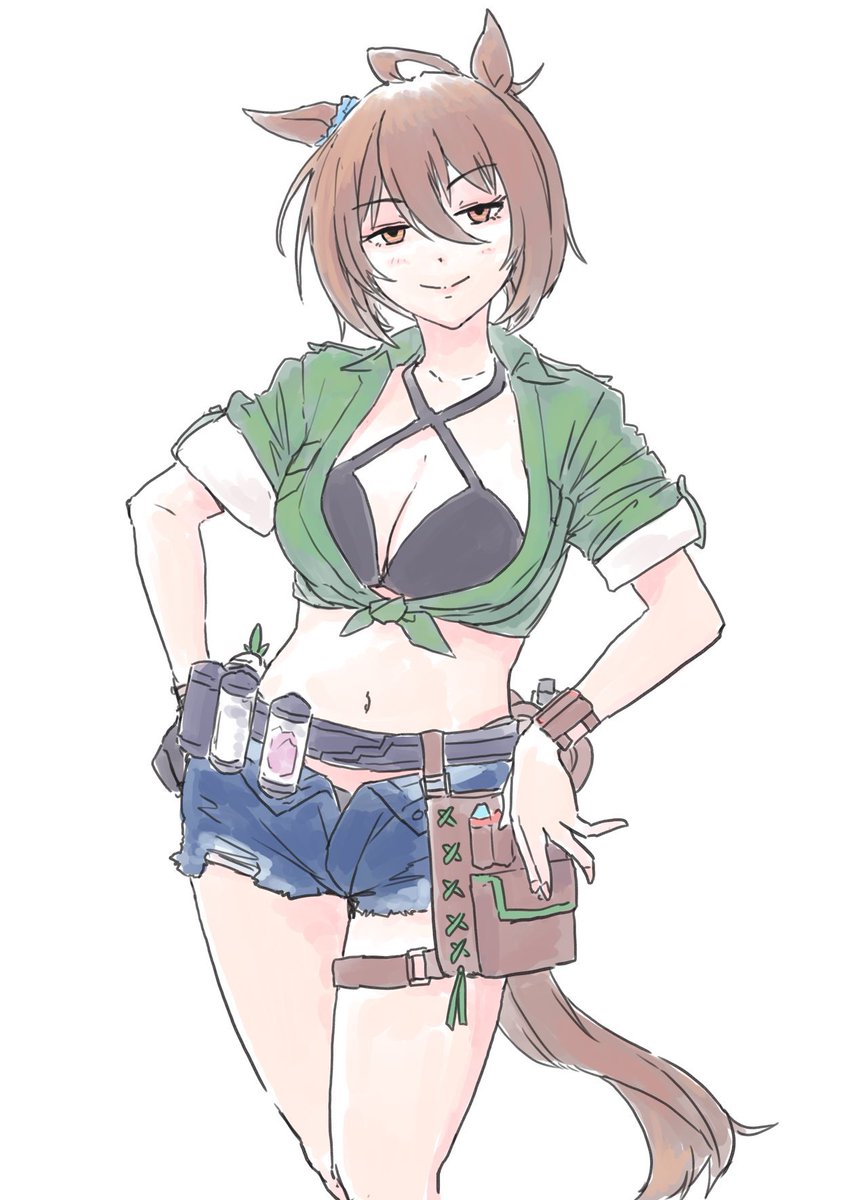 タキオンの日らしいので再掲(白い 