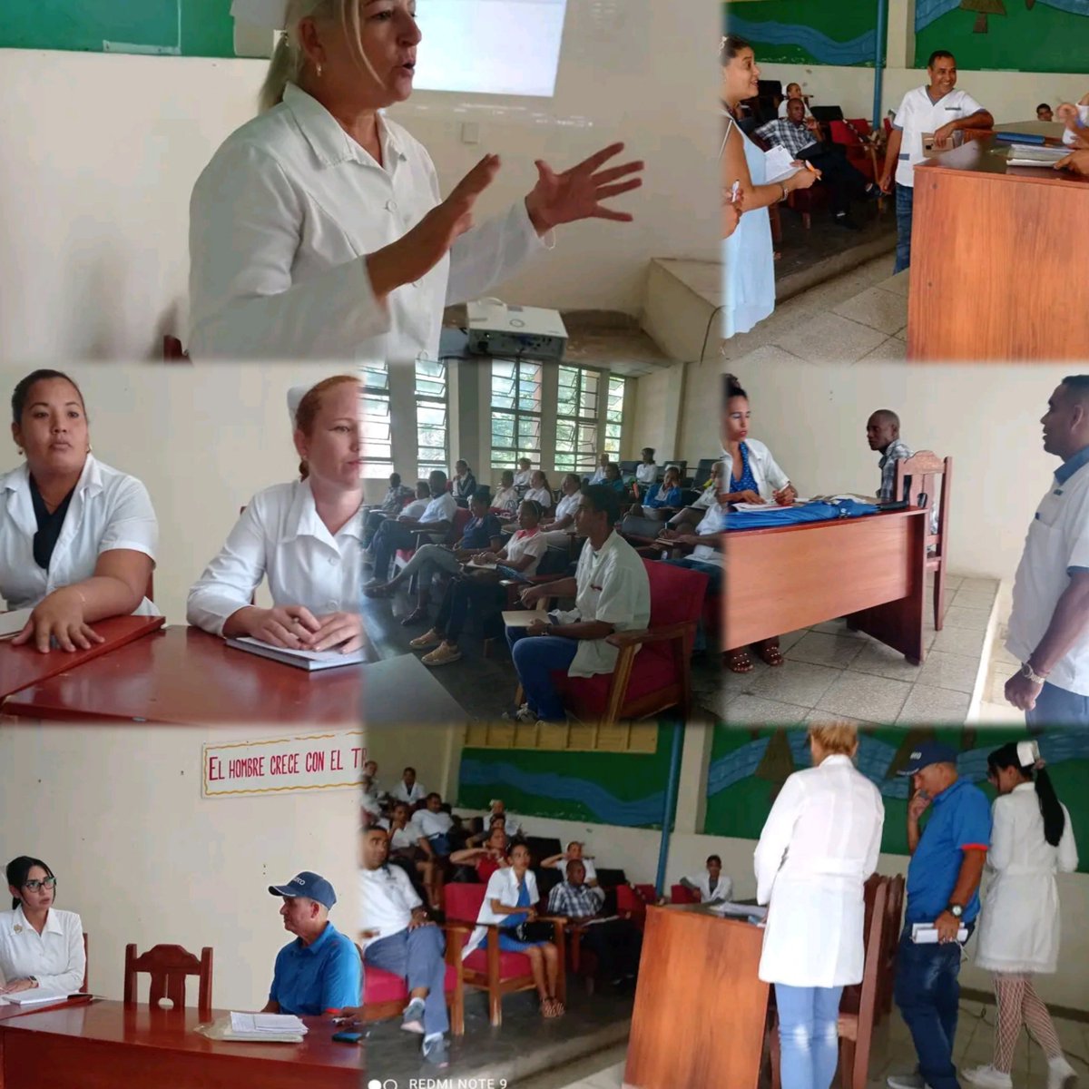 Curso Básico de dirección a cuadros y reservas del sector salud. Hoy "El control como función social".
Los Valores en el sistema de Salud. Representaciones de situaciones reales en los escenarios del sistema .
Preparar a nuestros futuros Cuadros.
#HolguínSí #HonorHolguinero