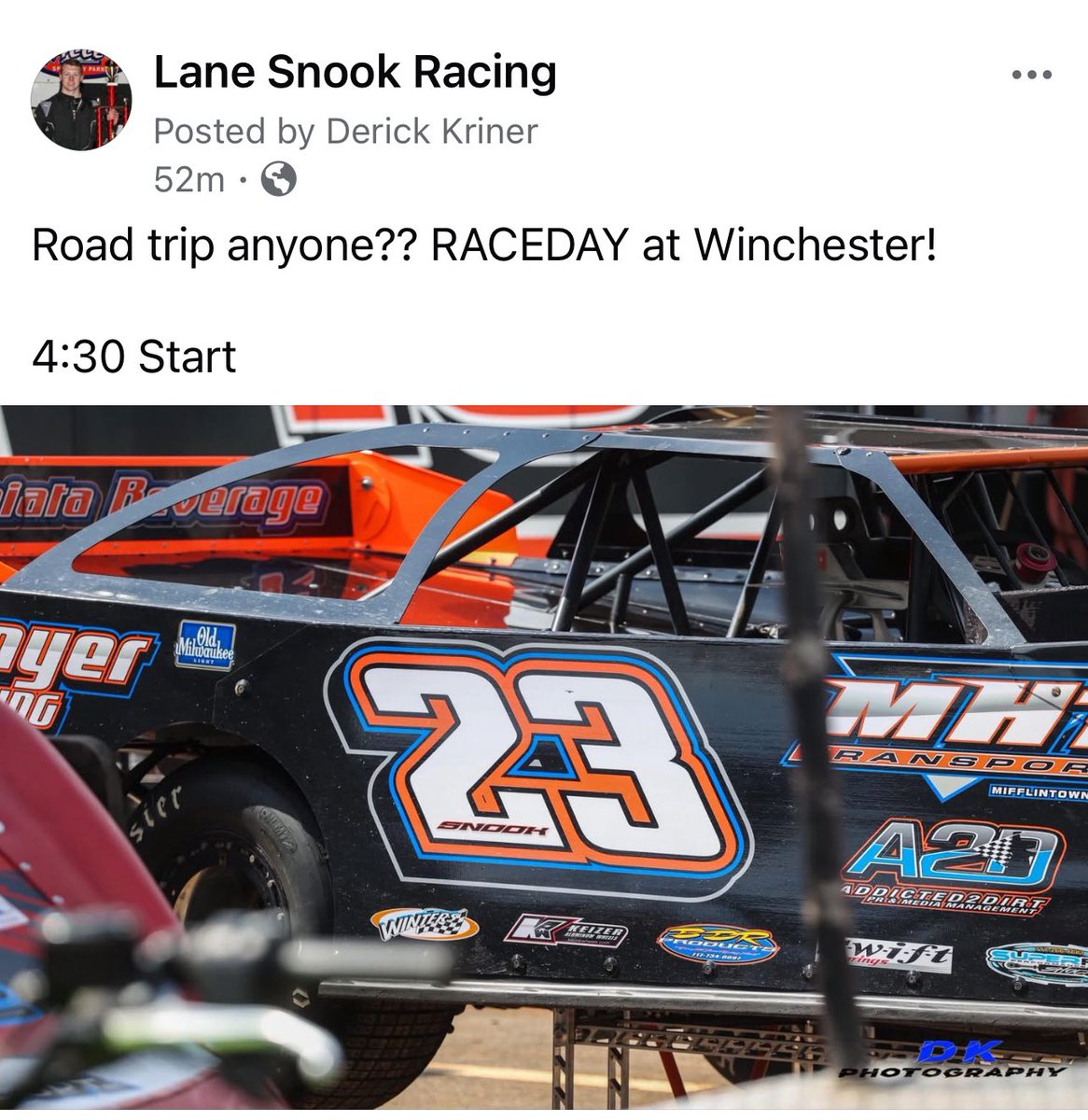Good luck Lane Snook!