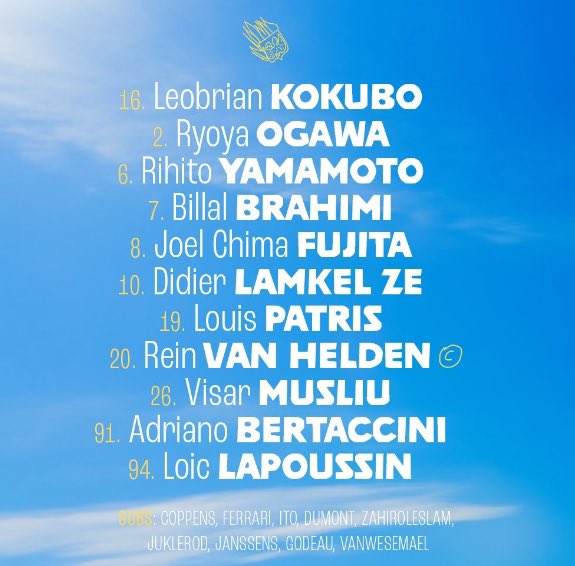 MaProLeague's tweet photo. 👕 | Les compositions pour St-Trond - Cercle sont disponibles #STVCER https://t.co/kUXfg0DCJd