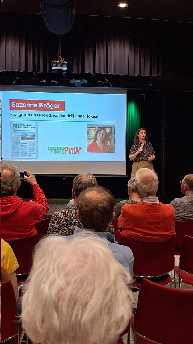 Goede speech van Kamerlid <a href="/suzanne_GL/">Suzanne Kröger 💚</a> tijdens de inspiratiemiddag van <a href="/groenlinkszeist/">GroenLinks-PvdA Zeist</a> en <a href="/PvdAZeist/">PvdA Zeist</a>