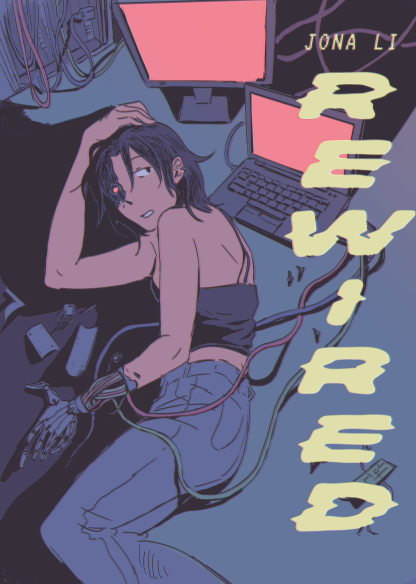 I've uploaded my SBCF comic from last year onto itch! it's 30 pages, about an android who tries to reprogram herself for another girl (l1nk below)