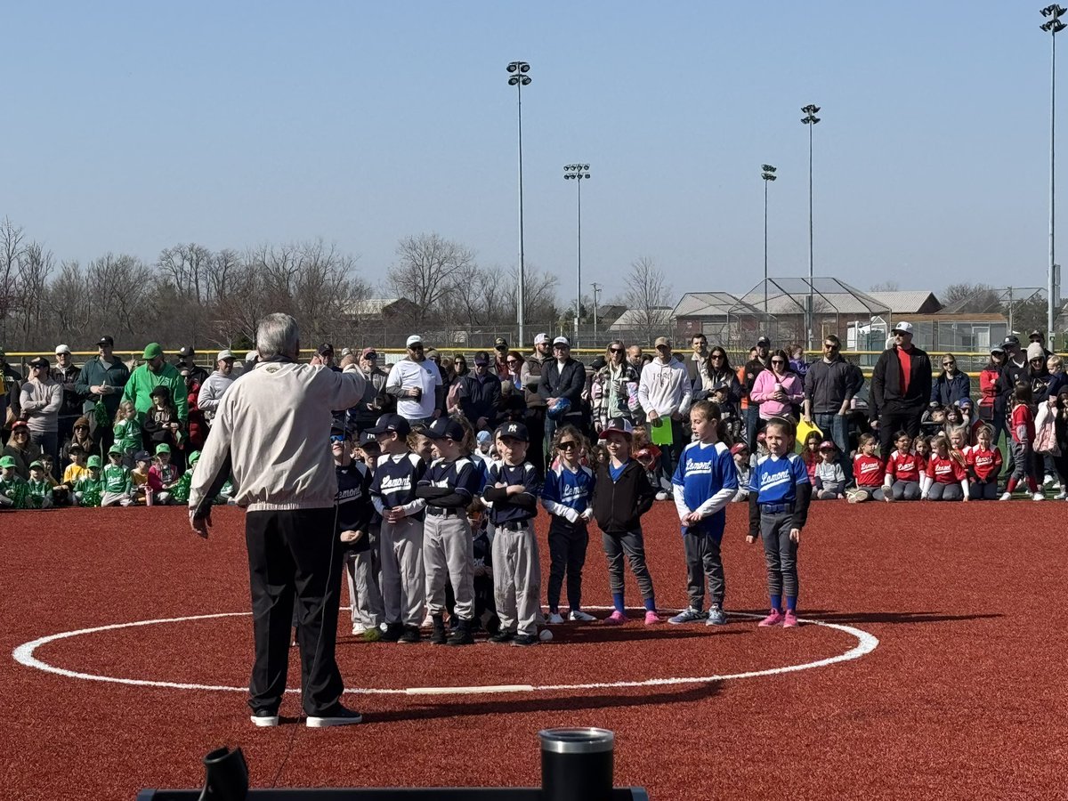 It was a beautiful day to open the new FIELD 32 at the <a href="/lemontparks/">Lemont Park District</a>!