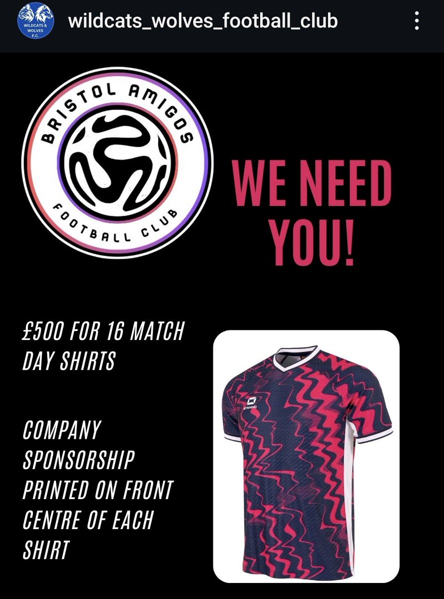 Chloe_Carter1's tweet photo. My football team are in NEED of a sponsor! Your company in big print! Part of an inclusive casual football league in Bristol!
#sponsorus #weneedyourhelp
#bristolfootball #bcwfc https://t.co/P6S28FBWEv