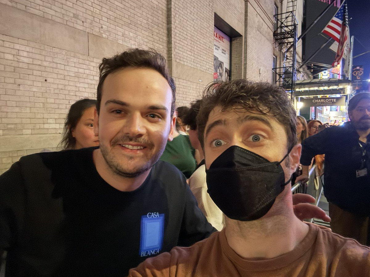 avec un magicien #DanielRadcliffe