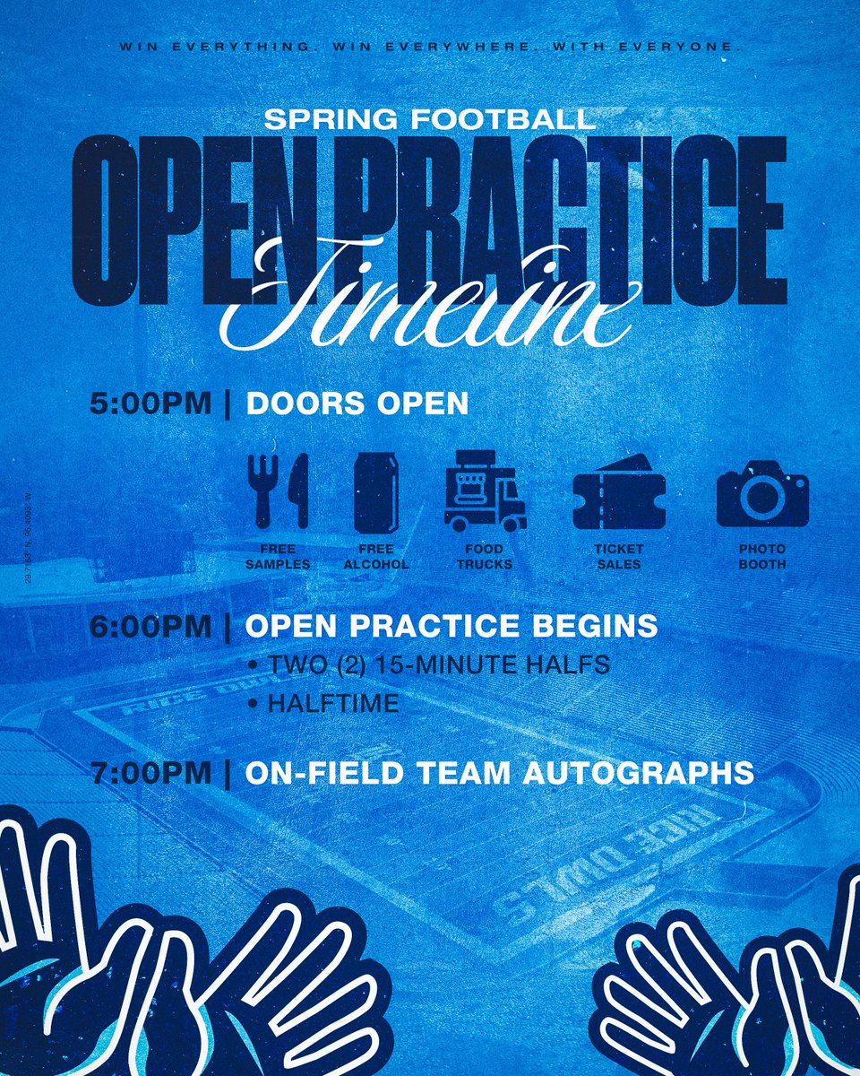 SEE Y’ALL THIS EVENING‼️

• Free Food 🌮
• Free Alcohol 🍷 
• Kids Zone 👶
• Face Painting 🎨 
• Balloon Animals &amp; More 🪿
• Team Autographs ✍️ 

#WE