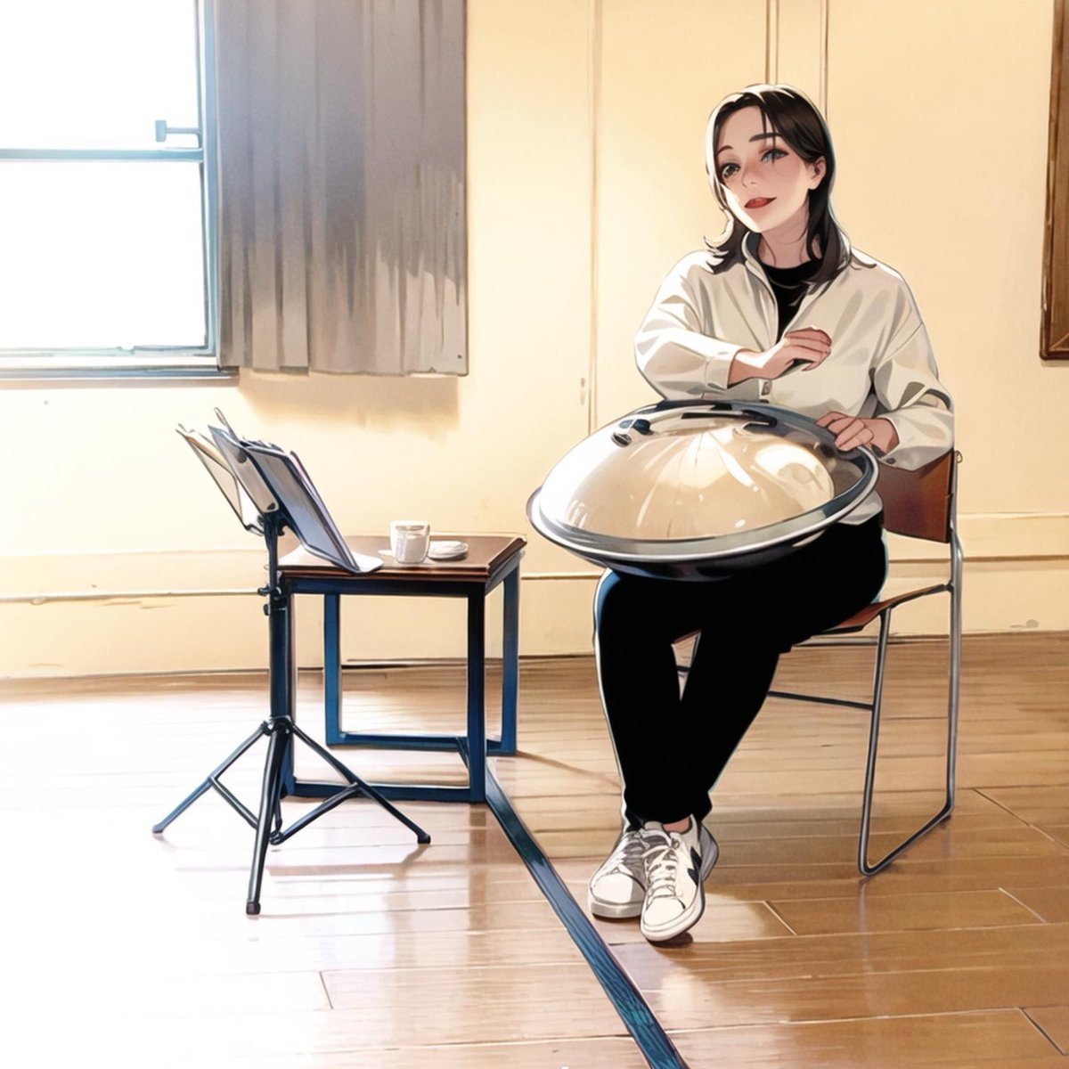 A relaxed morning with no rush to class. Let’s enjoy some chill activities. Is that cool? 😆

#ai #toyfigures #人玩我又玩 #metime #musician #drummer #percussionist #percussion #handpan