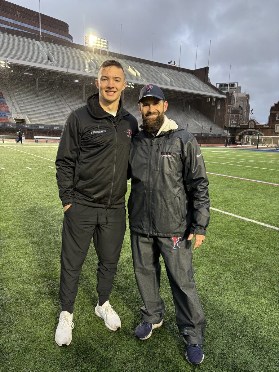 Bstro22's tweet photo. I had a great time at the University of Pennsylvania yesterday! I really enjoyed touring the campus and facilities! Thank you @CoachDupont and @CoachPriore for the invite! https://t.co/ZM01TWr26i