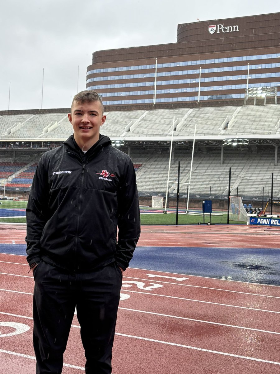 Bstro22's tweet photo. I had a great time at the University of Pennsylvania yesterday! I really enjoyed touring the campus and facilities! Thank you @CoachDupont and @CoachPriore for the invite! https://t.co/ZM01TWr26i