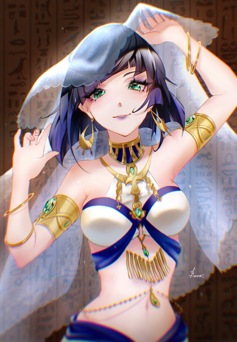 shie__8's tweet photo. 夜蘭
#イラスト #原神 #GenshinImpact #Yelan #夜蘭 https://t.co/wjCEVXPixd