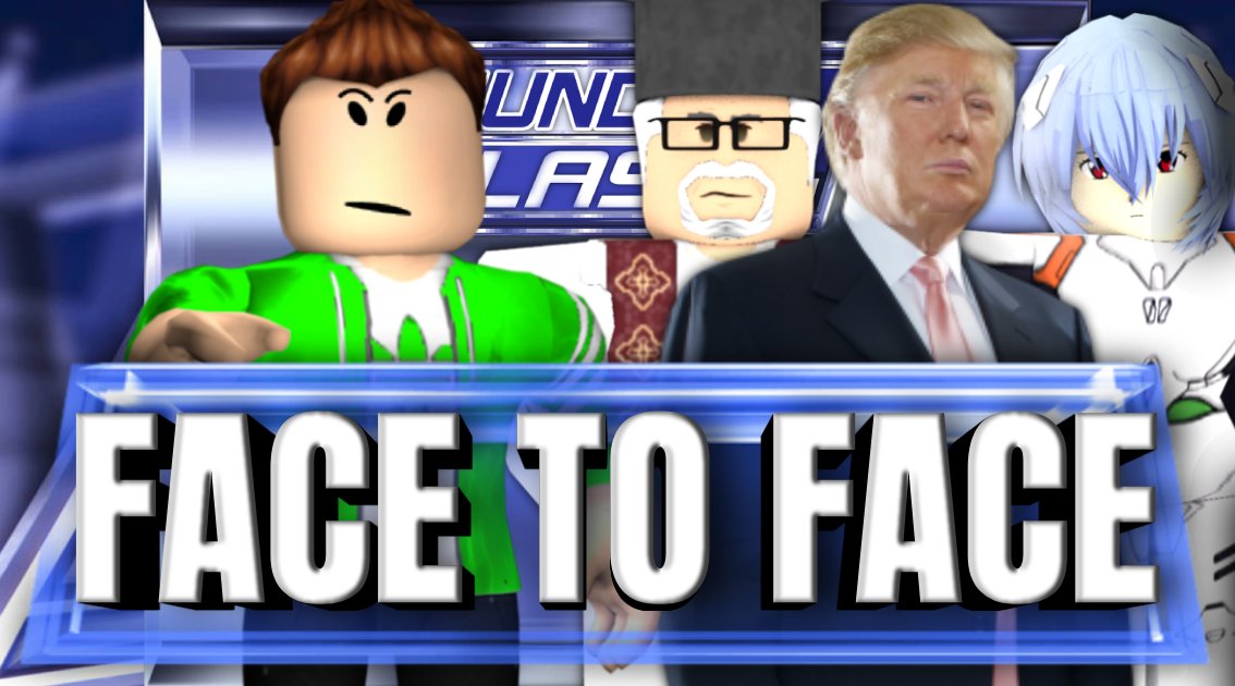 GOWRBLX's tweet photo. For the FIRST time in GOW history, there are TWO Chairmans! 🔥 Tomorrow night on Sunday Clash, Donald Trump and Sippy McMahon will meet face to face for the FIRST TIME EVER! What will happen when these two Billionares collide? #GOW #SundayClash #ChairmanShowdown https://t.co/8QR3qP2EP9