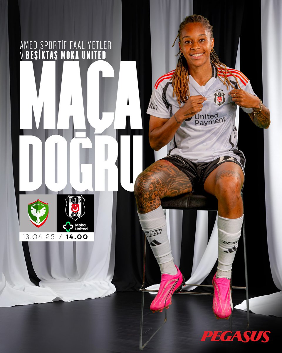 BJKKadinFutbol's tweet photo. Beşiktaş Moka United Takımımız, Turkcell Kadın Futbol Süper Ligi’nin 23. haftasında yarın saat 14.00’te Seyrantepe 1 No’lu Çim Saha’da Amed SF ile karşılaşacak.
#ASFvBJK | @ucurbenipegasus 🦅 https://t.co/DCGBchzZsu