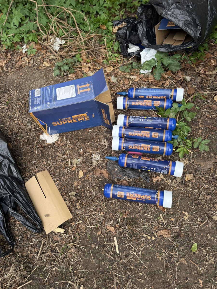 harrygeorgiou07's tweet photo. @lpoolcouncil Found these nitrous oxide canisters in my local park today at Camp Hill. Can you remove them ?
#Liverpool #KeepParksSafe #Littering #PublicSafety #CleanUpLiverpool https://t.co/ABuOLu2Q8m