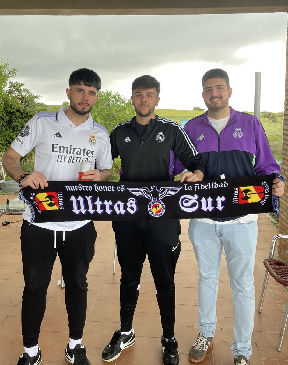 Calentando para Sevilla🤍💜 <a href="/juancarmona17/">Juan Carmona⚪🟣</a>