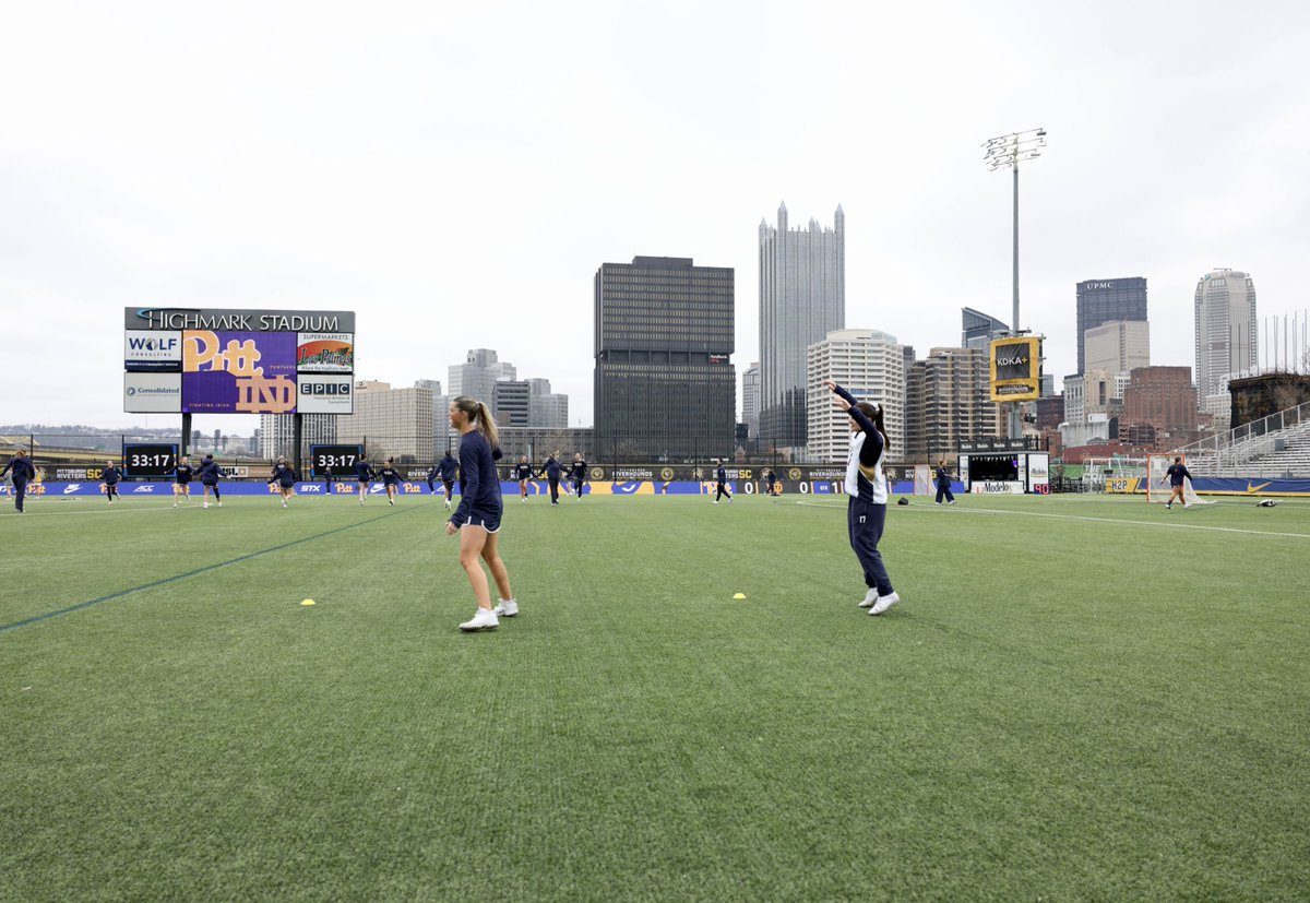 Ready to go in Pittsburgh 

#GoIrish☘️