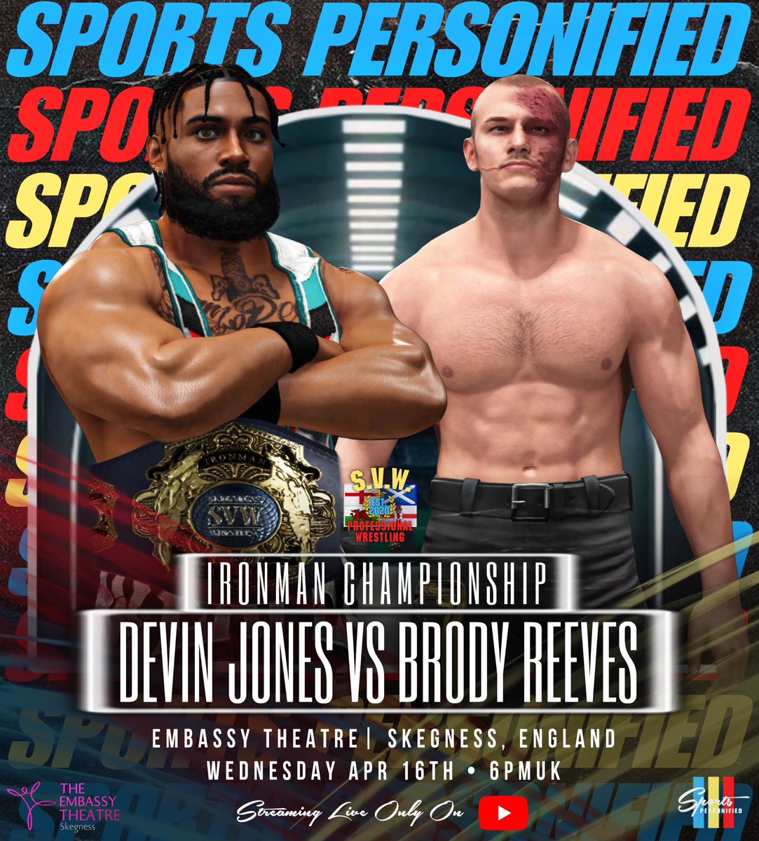 SVegasWrestling's tweet photo. The first 4 matches for @SVegasWrestling (WWE 2K24) Episode 50 live streaming Wednesday at 6PM UK time on the Skeg Vegas Wrestling YouTube channel https://t.co/xNS5sbuxesโฆ #likeforlikes #like #likeforlikeback #likesforlike #likeforfollow #liketime #wwe2k24 https://t.co/Vf14YTNyeK