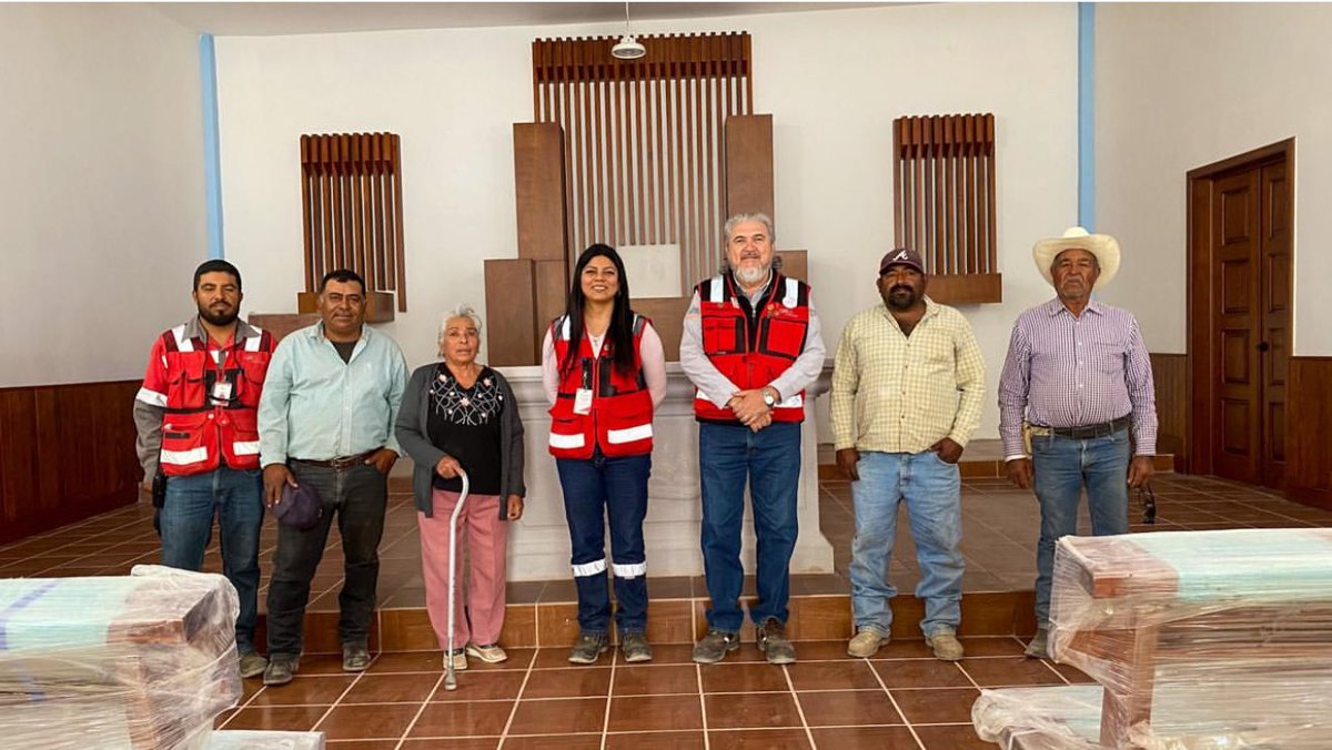 Outletminero's tweet photo. 🔴🔴🔴 @orlacaminorojo , entregará el renovado templo de El Berrendo en Mazapil, Zacatecas, reafirmando su compromiso con la comunidad y la preservación del patrimonio cultural. #MineríaConSentido #CaminoRojo #OrlaMining
Ver nota: https://t.co/DRPxd41QZJ https://t.co/MCLmgsYAPQ