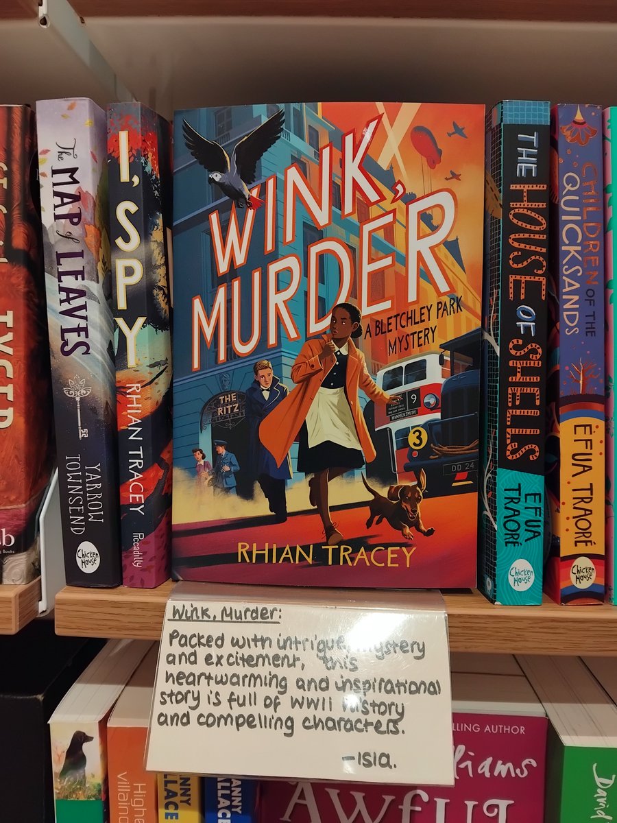 Rhian Mair Tracey (@rhiantracey) on Twitter photo Signed copies available in <a href="/waterstonesNton/">WaterstonesNorthampton</a>. Thank you for the review, Isla.
#WinkMurderMystery Signed copies available in <a href="/waterstonesNton/">WaterstonesNorthampton</a>. Thank you for the review, Isla.
#WinkMurderMystery