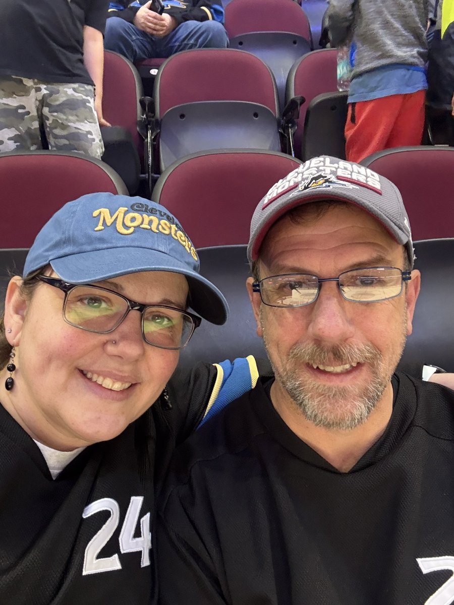 MrsAxford's tweet photo. Last home game of the season! Let’s go Monsters!  #FearTheDepths @monstershockey https://t.co/MLYxBZSjk3
