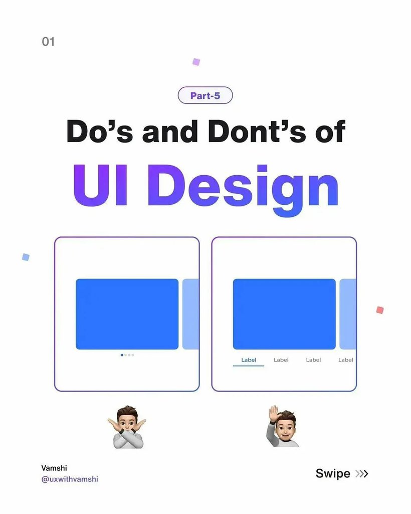 UI Design Do's &amp; Don'ts! 🚀