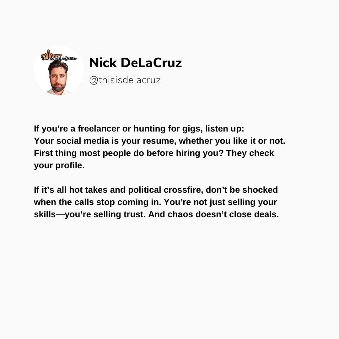 Nick DeLaCruz tweet media