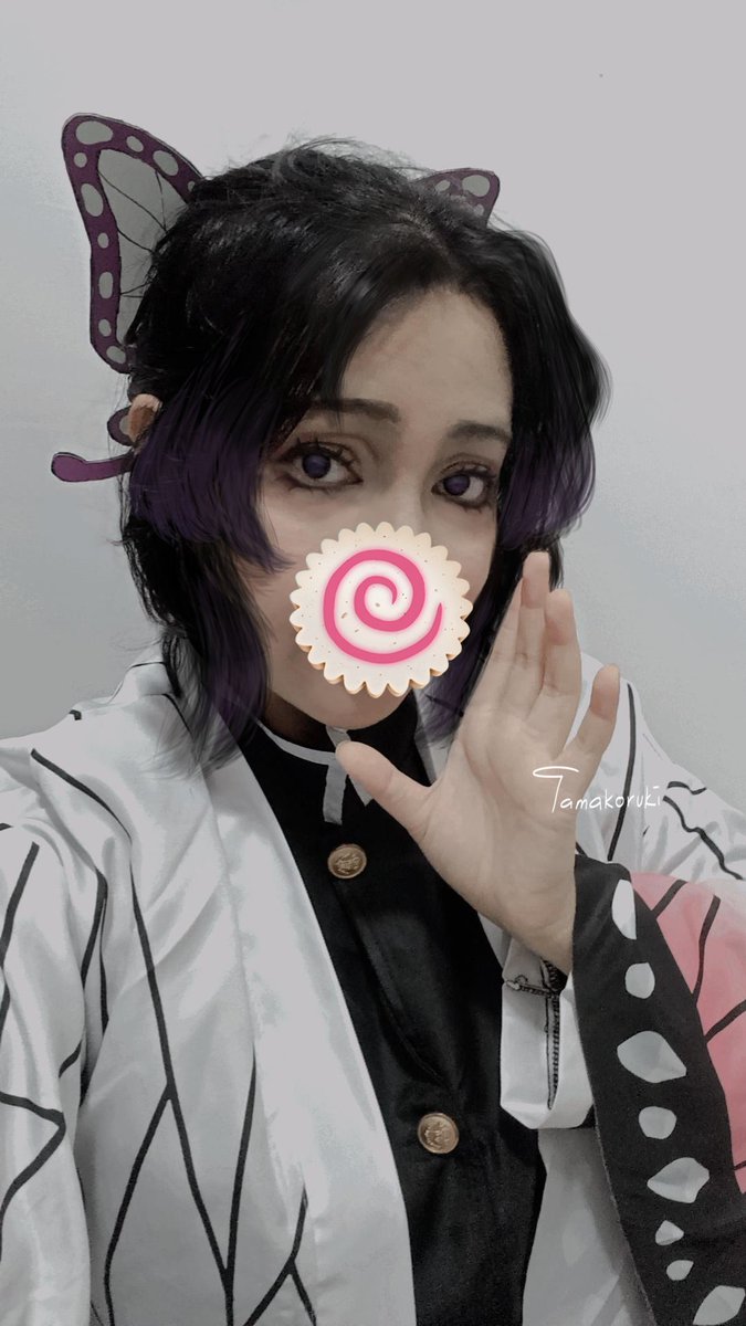 tamakoruki's tweet image. Tb of #童磨 &amp;amp; #しのぶ cosplays I did