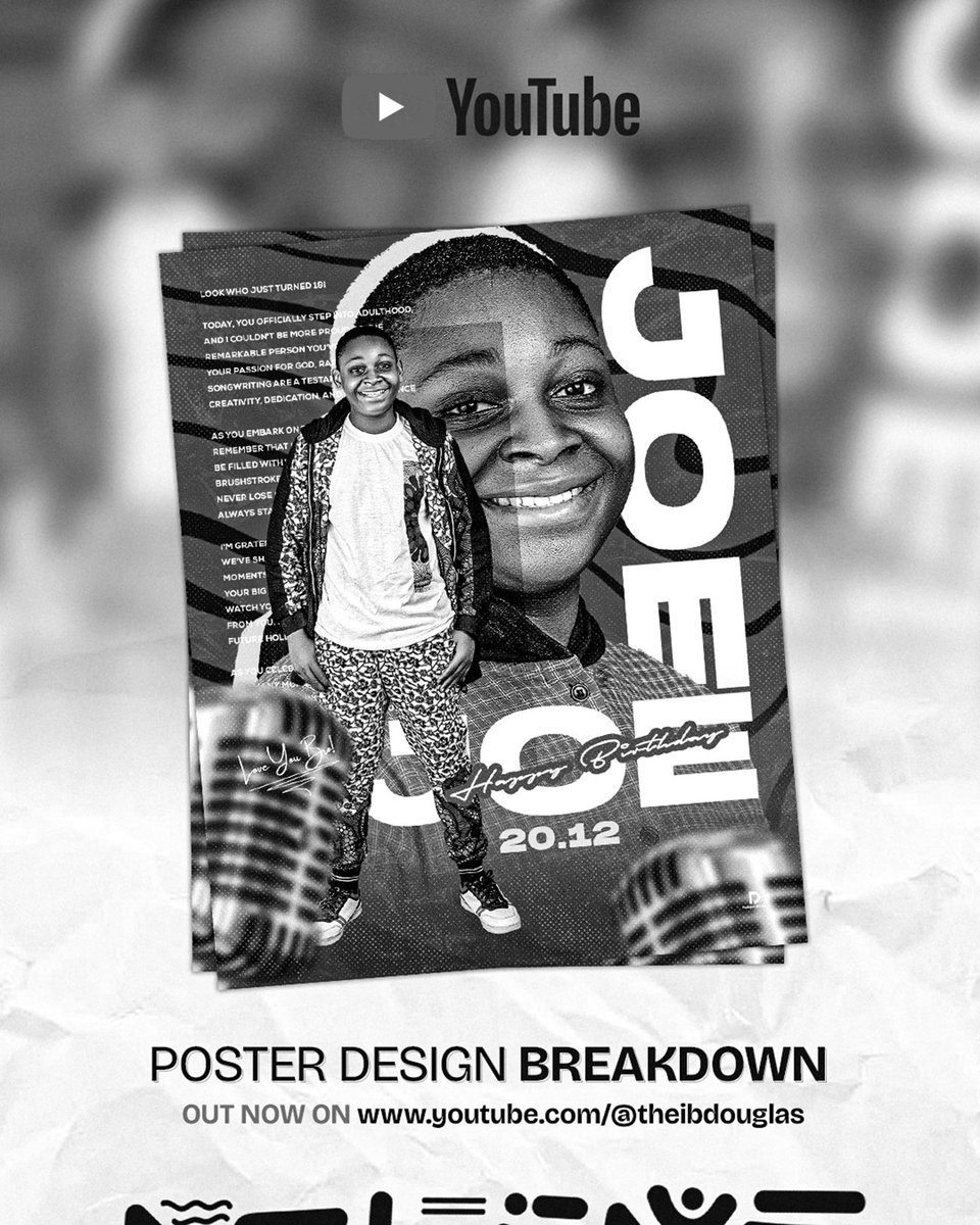 realibdouglas's tweet photo. See how I did it 🙂
.
https://t.co/pbEO2edUPy

See you in the YouTube comments ma People✌🏼😎💙

5.5K views and counting 😭
.
.
#birthdayposter #Youtube #photoshop #design #tutorial #posterdesign #Coachella2025 #designbreakdown #theibdouglas https://t.co/PIYqN9M9Lc