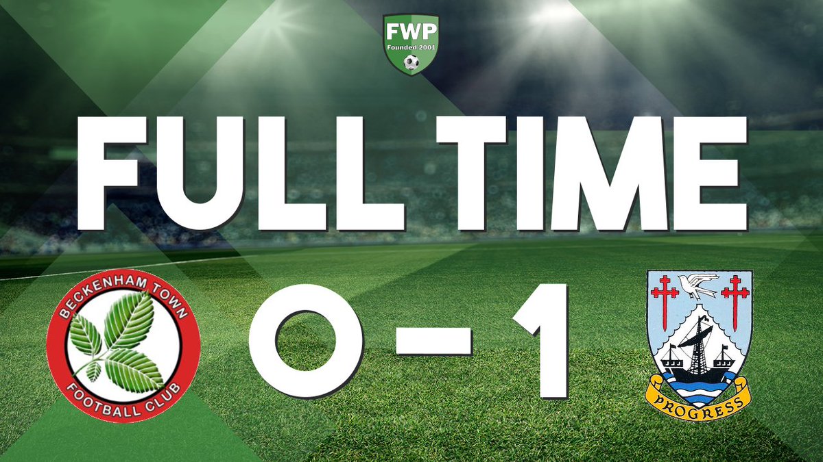 FULL-TIME: Beckenham Town 0-1 Littlehampton Town #IsthmianLeague fwp.co/XLEJp8