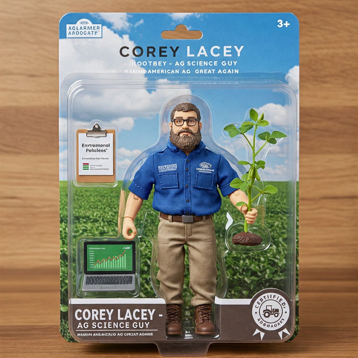 AgScienceGuy's tweet image. Need something to do over the weekend? Make an AI action figure of yourself. I put this on @LinkedIn but thought it would be fun here too. 

This is my favorite made in @GeminiApp 

#FollowTheThread