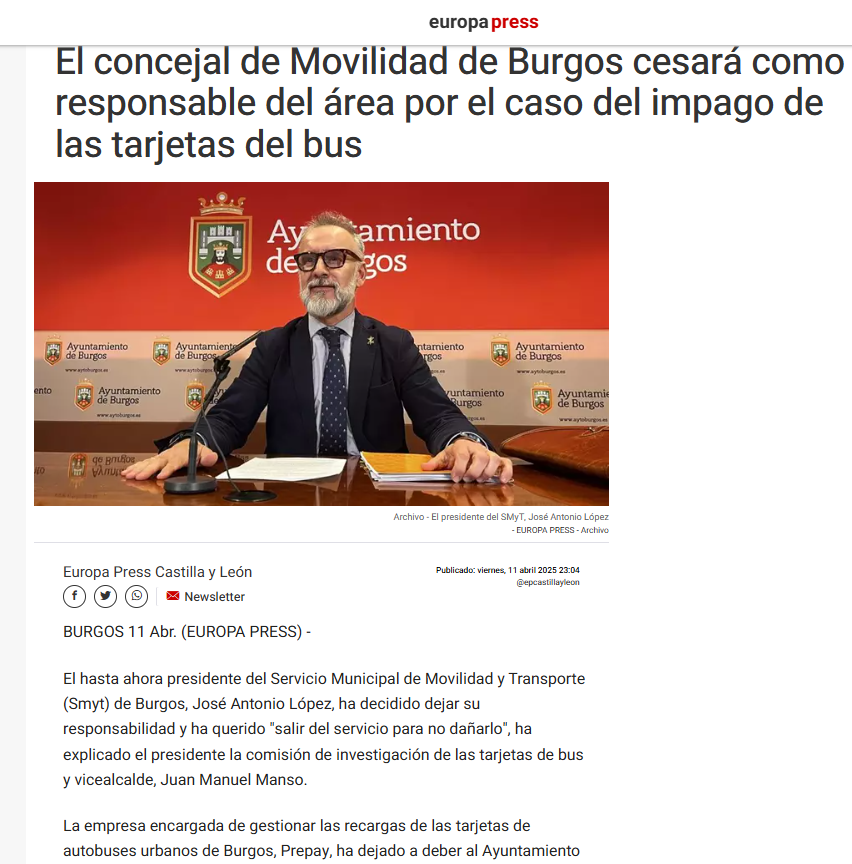 de_ulana's tweet photo. Este señoro, abogado para más señas, que nos ha dejado un pufo de más de 1.000.000€... deje el #SMYT #autobuses, sigue en su cargo como responsable de Ingeniería Industrial, Almacenes y Servicios, en el @Aytoburgos.
¿Sabéis gestionar, no? @popularesburgos😱 .
Panda de chorizos. https://t.co/CVL08CXH1R