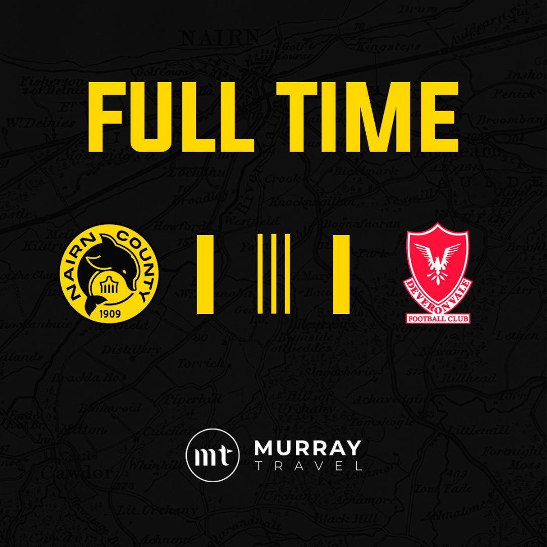 🟡 FULL TIME ⚫️

Points shared. A fair result. Ben Barron with the first half goal. A 15 minute midfield masterclass from Wayne MacKintosh as he calls time on a long career in football.