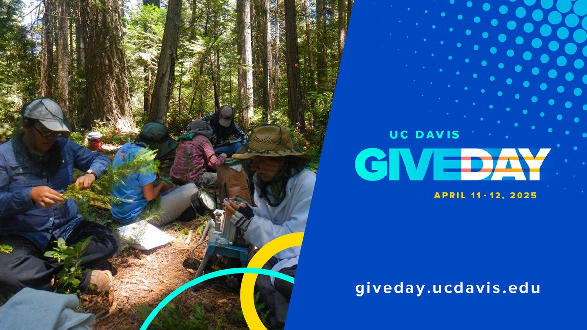 In the final hours of Give Day, we’d like to sincerely thank you for all your continued support of our efforts to create climate solutions for current and future generations.🌎

We appreciate any donation, no matter the size. Give today at the 🔗: giveto.ucdavis.edu/campaigns/4933…