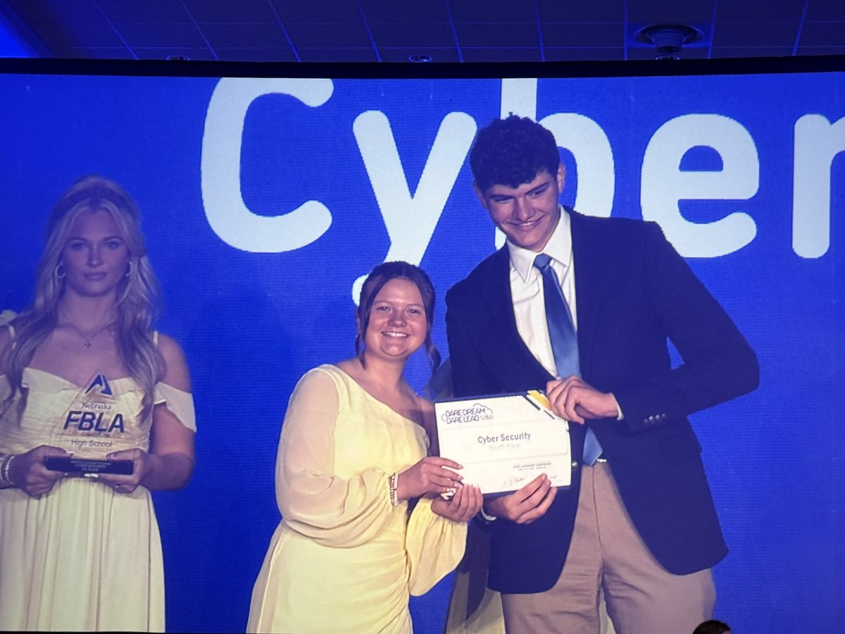 BWFBLA's tweet photo. Adam Williams - 
2nd - Help Desk
2nd - Networking Infrastructures, 
3rd Network Design
4th - Cybersecurity 

Ethan Arul
7th - Organizational Leadership https://t.co/udALHkWqvR