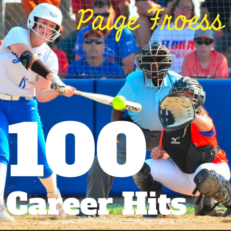 Columbia Softball (@chssoftball_1) on Twitter photo Congratulations to <a href="/FroessPaige/">Paige Froess</a> on her 100th career hit as an Eagle!! #wefight #btf #rolleags Congratulations to <a href="/FroessPaige/">Paige Froess</a> on her 100th career hit as an Eagle!! #wefight #btf #rolleags