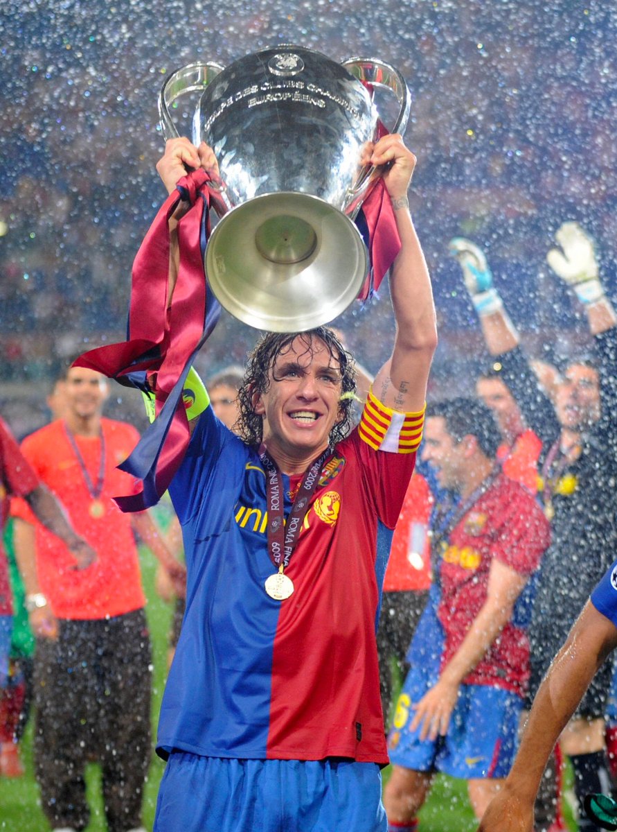 Footballtweet's tweet photo. Happy birthday to Carles Puyol, who turns 47 today! 🥳🇪🇸

 🏆 1x World Cup 🇪🇸🌍
 🏆 1x EURO 🇪🇸🇪🇺
 🏆 3x UCL
 🏆 6x La Liga
 🏆 2x Club World Cup
 🏆 2x European Super Cup
 🏆 6x Spanish Super Cup

One of the great centre-backs of his generation! https://t.co/L3eXWQaLNu