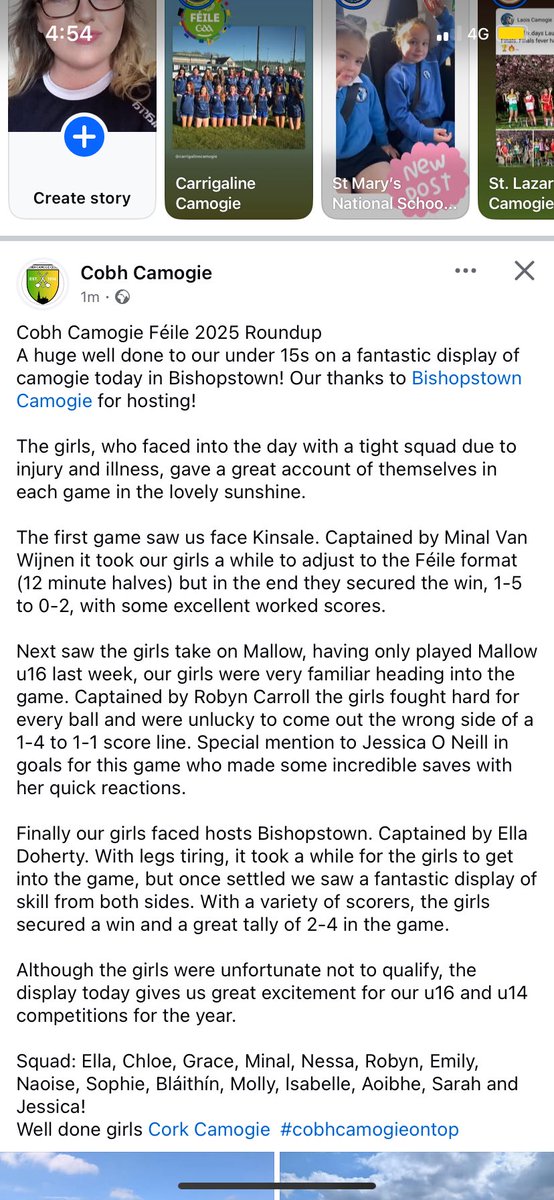 Cobh Camogie tweet media