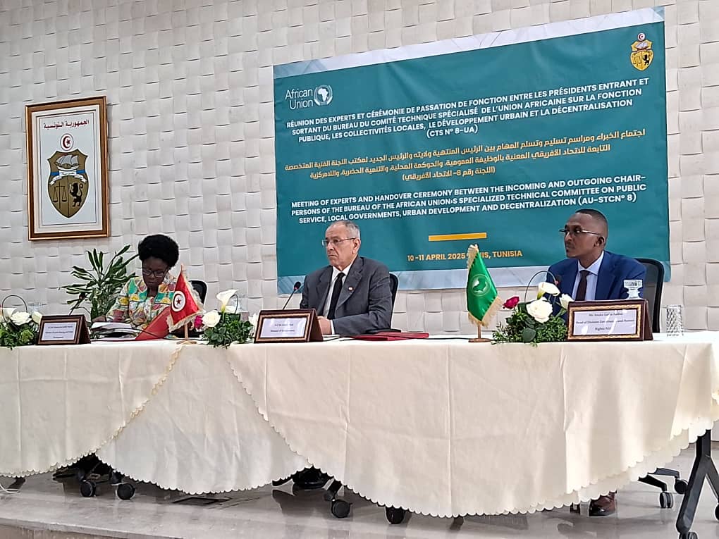 I have officially assumed the chairmanship of the African Union’s Specialized Technical Committee No. 8 (AU-STC No. 8) on Public Service, Local Government, Urban Development, and Decentralization.
During my term, I will be working hard to advance sustainable urbanization,