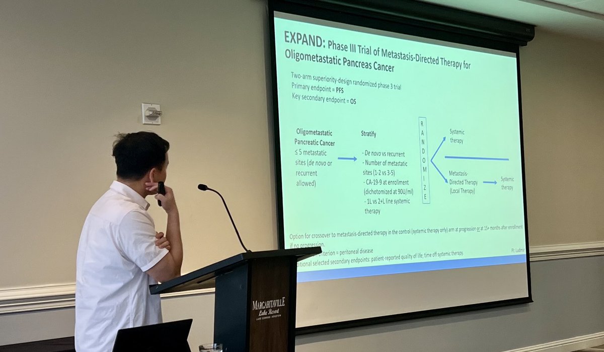 Albert Koong, MD PhD (@ackoongmdphd) on Twitter photo Exciting update by <a href="/ChadTangMD/">Chad Tang, MD</a> at #radonc retreat <a href="/MDAndersonNews/">MD Anderson Cancer Center</a> on oligometastatic clinical trials. These promising trials are part of the Rad Onc Strategic Initiatives (ROSI) metastatic disease pillar. #endcancer <a href="/ebludmir/">Ethan Ludmir MD</a> Exciting update by <a href="/ChadTangMD/">Chad Tang, MD</a> at #radonc retreat <a href="/MDAndersonNews/">MD Anderson Cancer Center</a> on oligometastatic clinical trials. These promising trials are part of the Rad Onc Strategic Initiatives (ROSI) metastatic disease pillar. #endcancer <a href="/ebludmir/">Ethan Ludmir MD</a>
