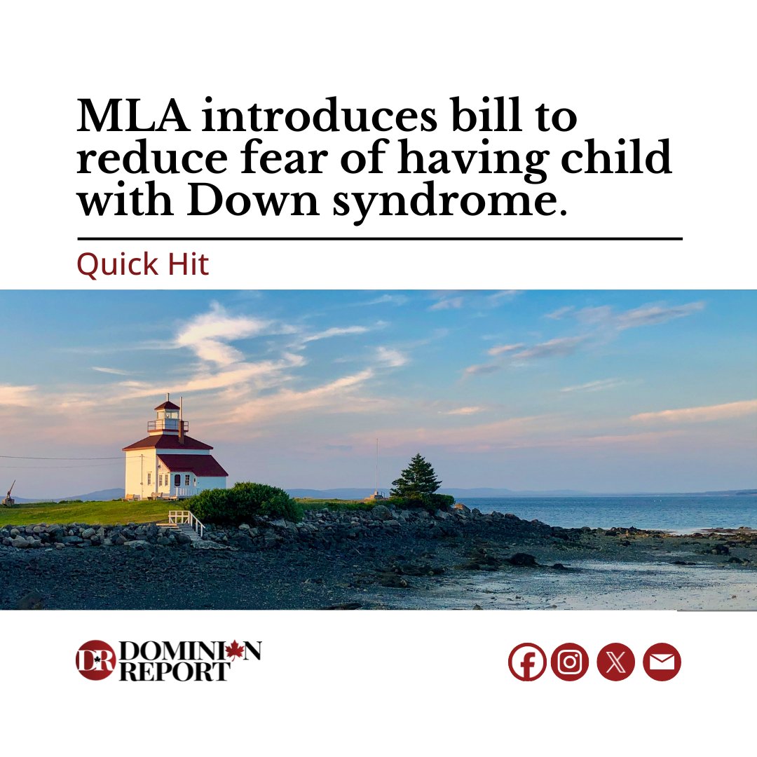 DominionReport's tweet image. Quick Hit: Nova Scotia Liberal MLA introduces bill aimed at reducing the fear of having a child with Down syndrome: dominionreport.ca/china-in-charg…

#nspoli #cdnpoli #dominionreport
